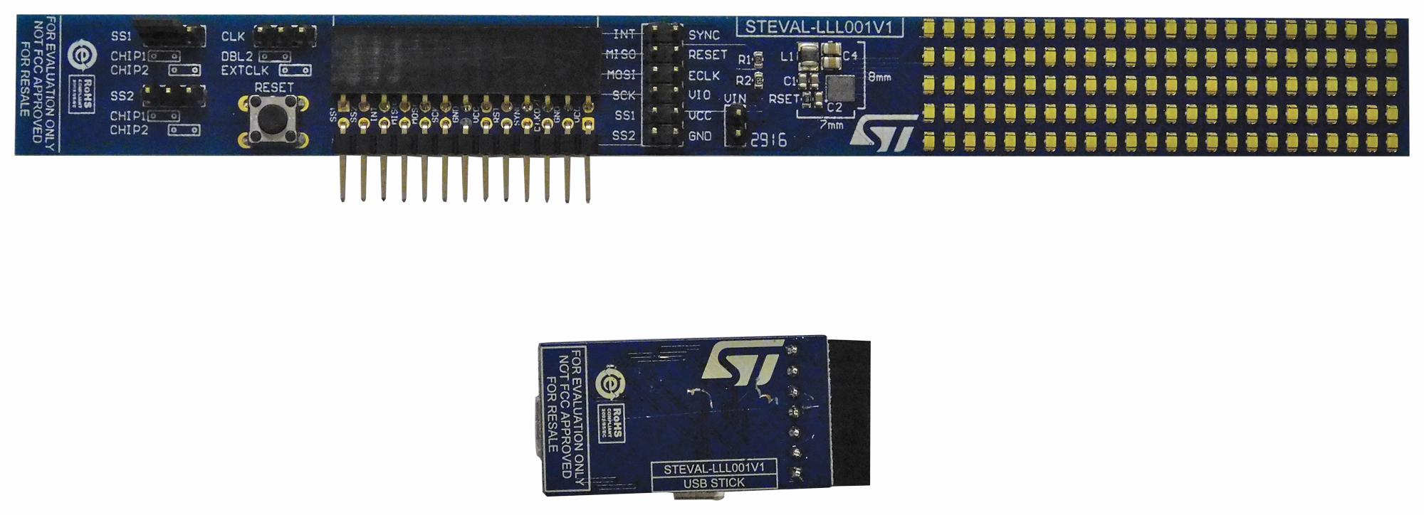 STEVAL-LLL001V1 EVAL BOARD, 5 X 24 LED DISPLAY DRIVER STMICROELECTRONICS