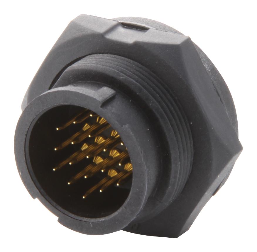 CU-18PMMP-LC7001 CIRCULAR CONNECTOR, PLUG, 18POS, PANEL AMPHENOL LTW