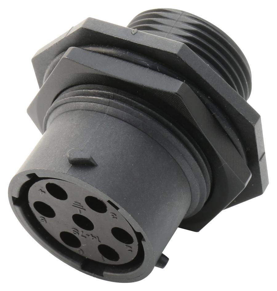 RTS714N7S03 CIRCULAR CONN, RCPT, 7POS, JAM NUT AMPHENOL SINE/TUCHEL