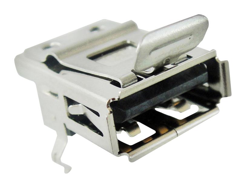 LUSBA11100 USB CONN, 2.0 TYPE A, RECEPTACLE, THT AMPHENOL ICC