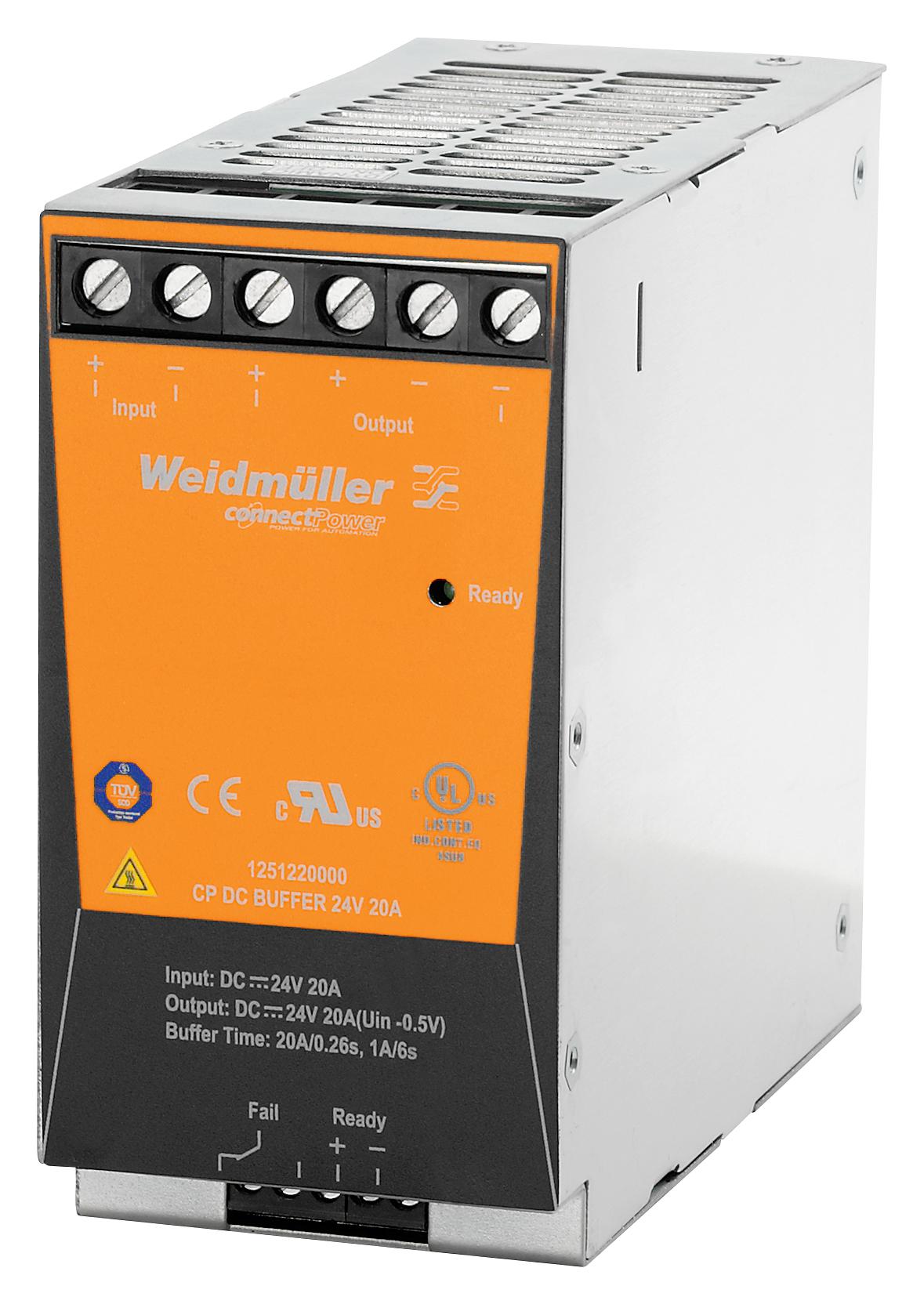 1251220000 UPS CONTROL UNIT, 24V, 20A WEIDMULLER