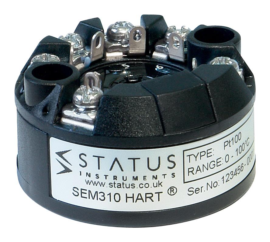 SEM310 HART TEMP TRANSMITTER, PANEL STATUS