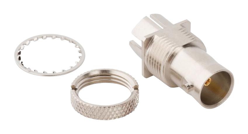 031-70526-13 RF COAXIAL, BNC JACK, 75 OHM, PCB AMPHENOL RF