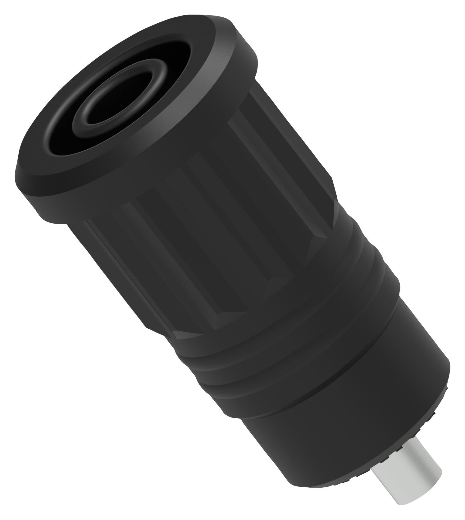 76-1516 BANANA JACK, 4MM, 25A, SOLDER, BLK TENMA