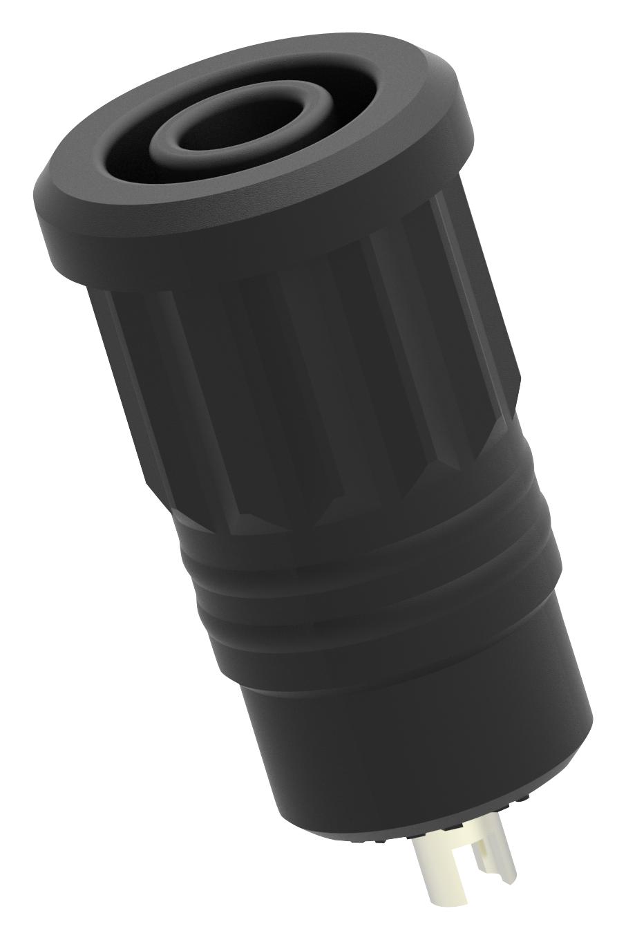 76-1524 BANANA JACK, 4MM, 25A, SOLDER, BLK TENMA