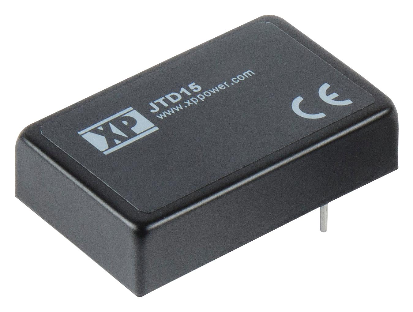 JTD1524D12 DC-DC CONVERTER, 2 O/P, 15W XP POWER