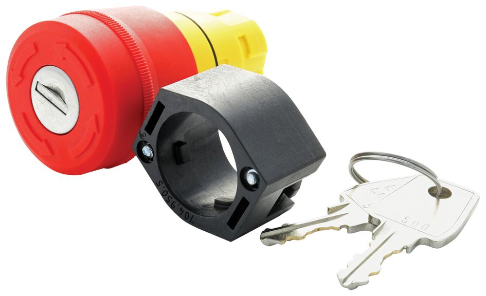 704.066.2A ACTUATOR, 22.5MM EMERGENCY PB SWITCH EAO