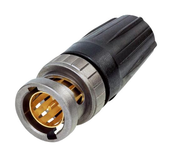 NBNC75BTU11X RF COAXIAL, UHD BNC PLUG, 75 OHM, CABLE NEUTRIK