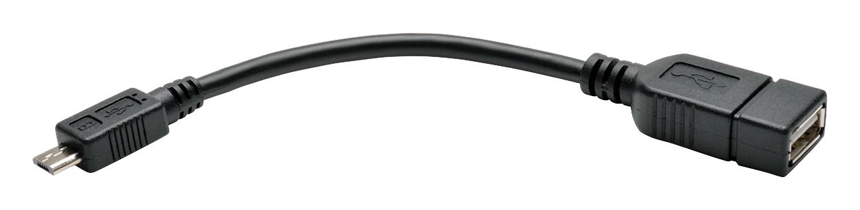 U052-06N USB CABLE, TYPE A RCPT-MICRO B PLUG, 6" TRIPP-LITE