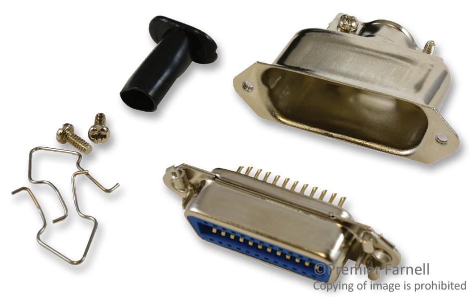 SPC15302 CENTRONICS CONN, RCPT, 24POS, PANEL MULTICOMP