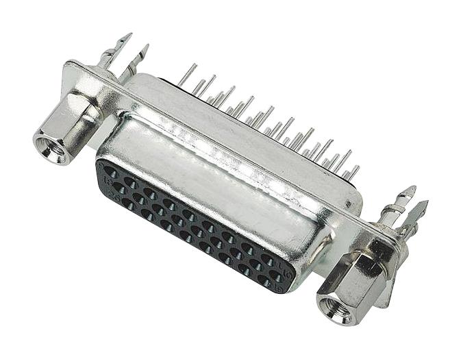 09563517513 HD D-SUB CONN, RCPT, 44POS, TH HARTING