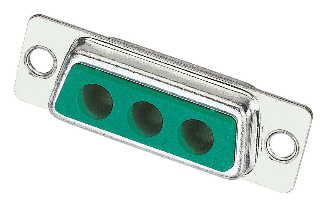 09691000522 COMBO D-SUB HOUSING, RCPT, DE-2W2, STEEL HARTING