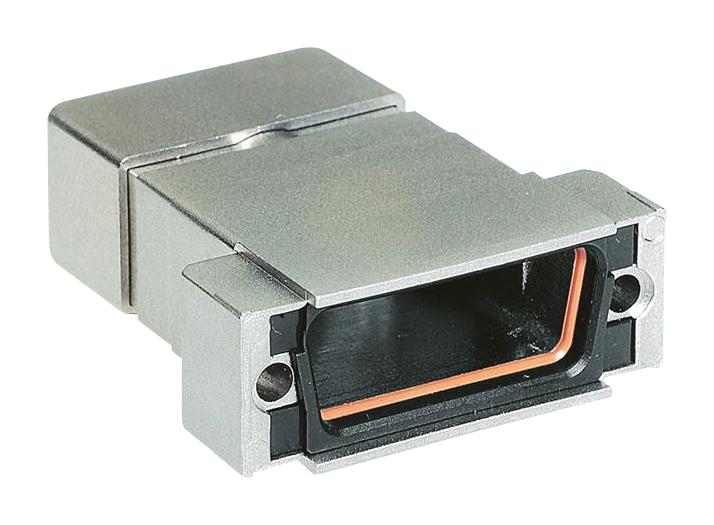 09670150437 D SUB BACKSHELL, 180DEG, SIZE DA HARTING