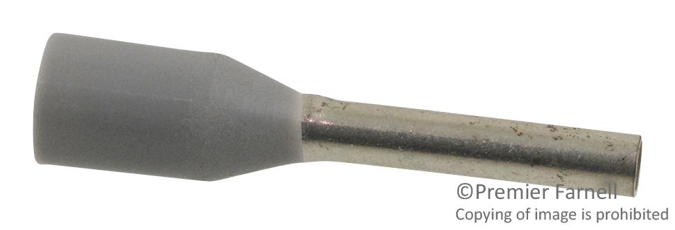 216-202 TERMINAL, WIRE FERRULE, 20AWG, GREY WAGO