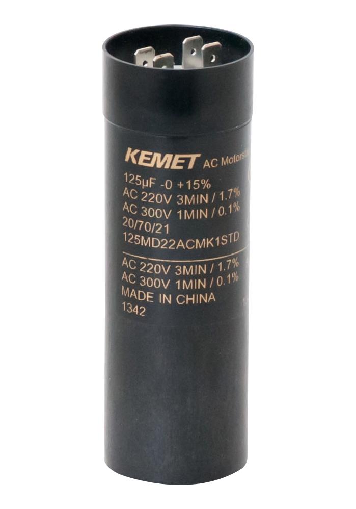 400MS12ACMA1STD CAP, 400µF, 120VAC, ALU ELEC, CAN KEMET