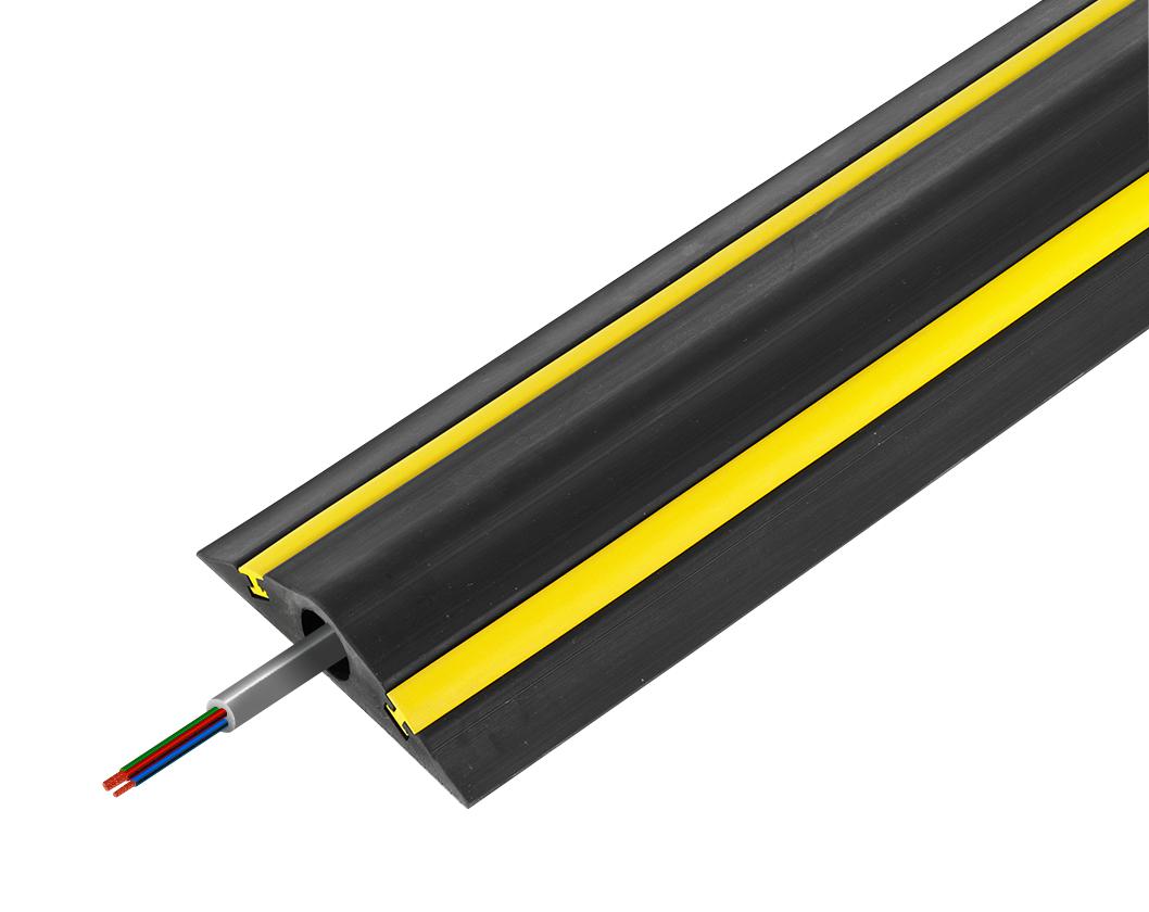 26001674 CABLE PROTECTOR, 4.5M X 180MM, BLK/YEL VULCASCOT