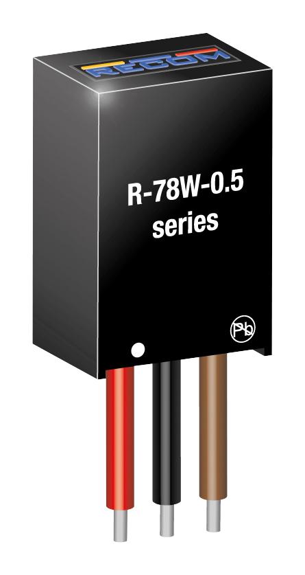 R-78W12-0.5 DC-DC CONVERTER, 12V, 0.5A RECOM POWER