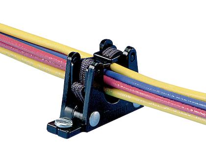 ER1.25-E4-X ELASTIC RETAINER, PA 66, BLACK, M3 SCREW PANDUIT