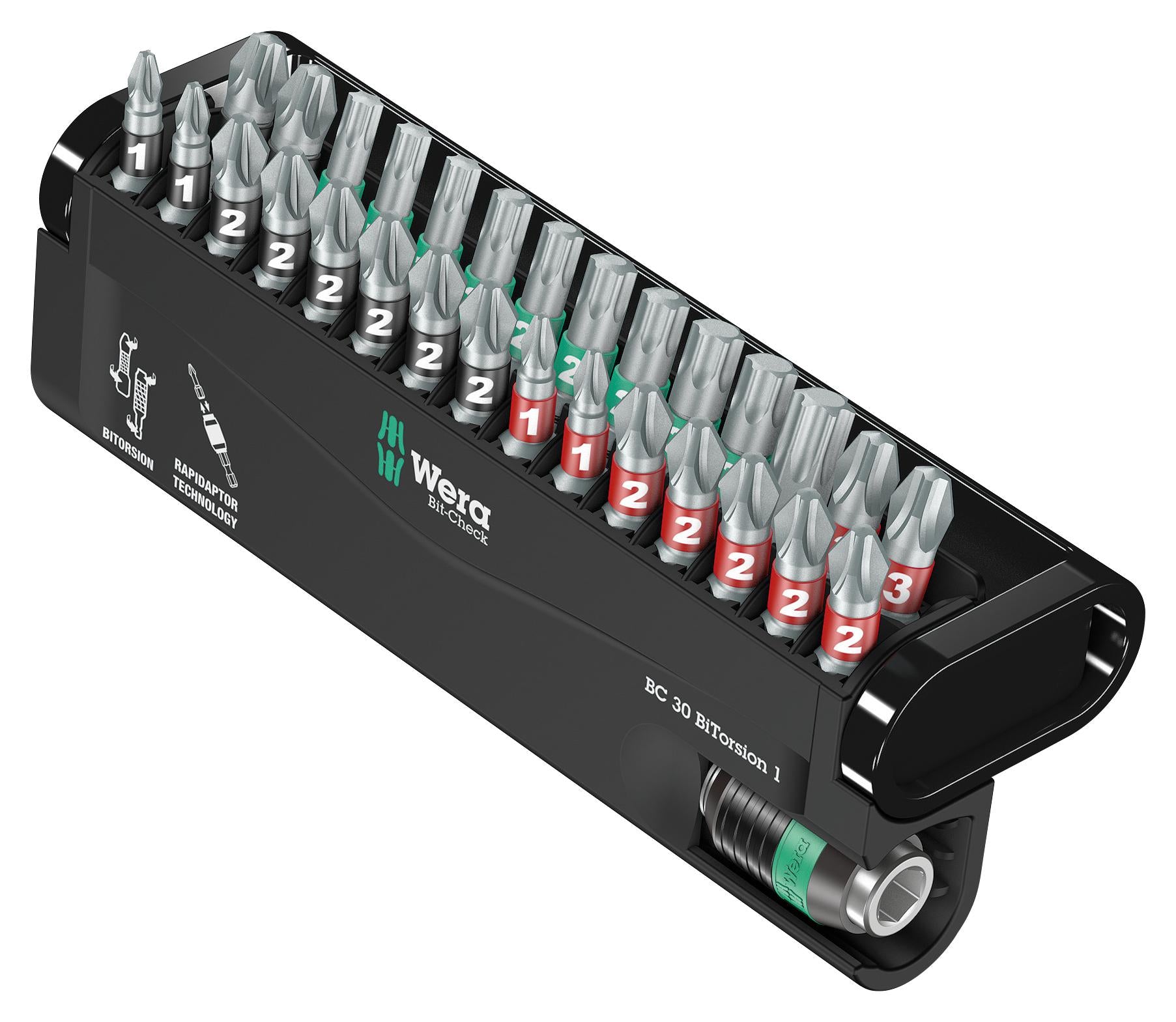 05057430001 BIT SET, PH/PZ/TX, 30 PC WERA