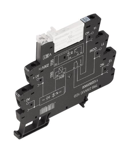1122780000 POWER RELAY, SPDT, 6A, 250VAC, DIN RAIL WEIDMULLER