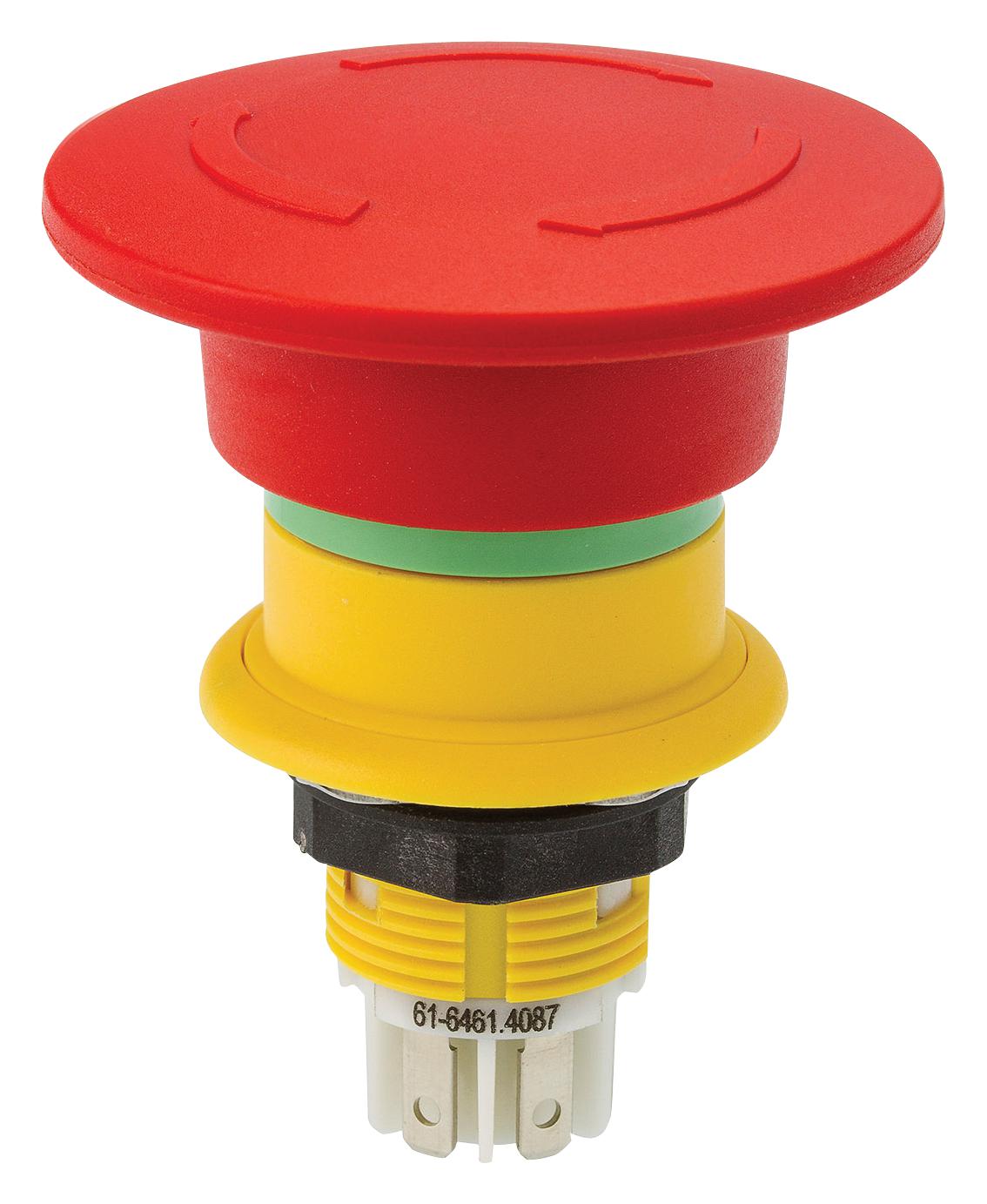 61-6461.4097 EMERGENCY STOP SW, SPST/DPST, 5A, 250VAC EAO