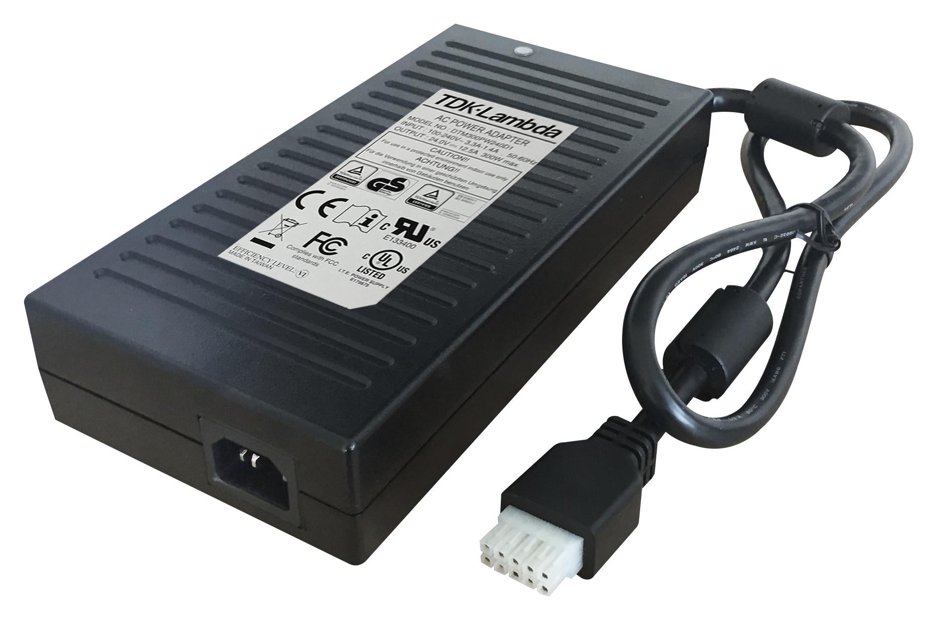 DTM-300PW-280-D1 ADAPTOR, MEDICAL, AC-DC, 28V, 10.71A TDK-LAMBDA