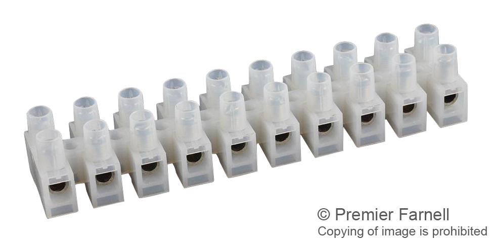 MC001826 TERMINAL BLOCK, BARRIER, 20POS, 12AWG MULTICOMP PRO
