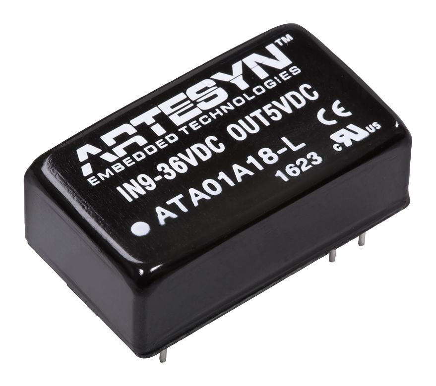 ATA01B36-L DC-DC CONVERTER, 12V, 0.5A ARTESYN EMBEDDED TECHNOLOGIES
