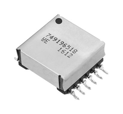 749196517 PULSE TRANSFORMER, 1:1:1:1:1:1, 9.9UH WURTH ELEKTRONIK