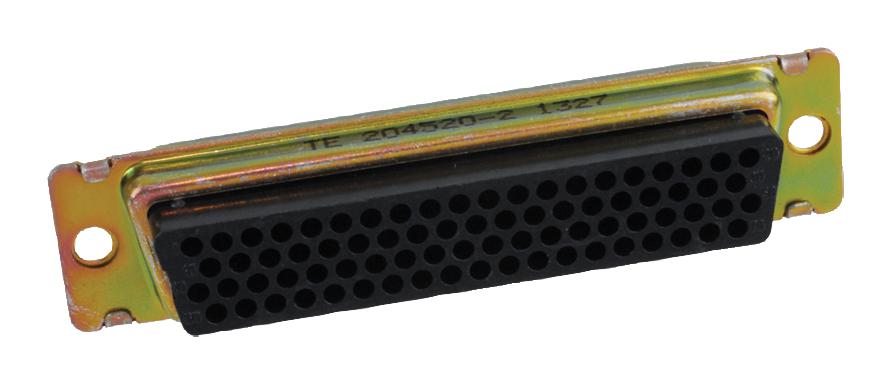 204520-2 HD D-SUB SHELL, RCPT, SIZE DD, STEEL AMP - TE CONNECTIVITY