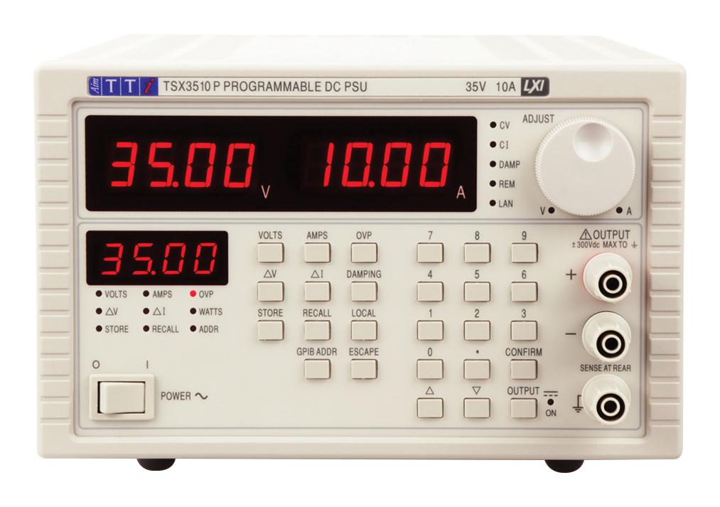 TSX3510P POWER SUPPLY, ADJ, 1 O/P, 35V, 10A AIM-TTI INSTRUMENTS