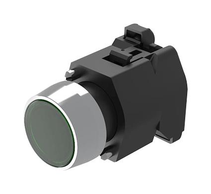 704.032.5 PUSHBUTTON ACTUATOR, ROUND, GREEN, 29MM EAO