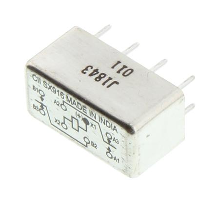 HFW1201K45M.. SIGNAL RELAY, DPDT, 2A, 26.5VDC, TH CII - TE CONNECTIVITY