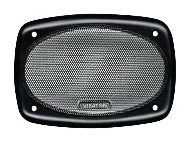 4645 GRILLE, 166MM X 114MM, BLACK, SPEAKER VISATON