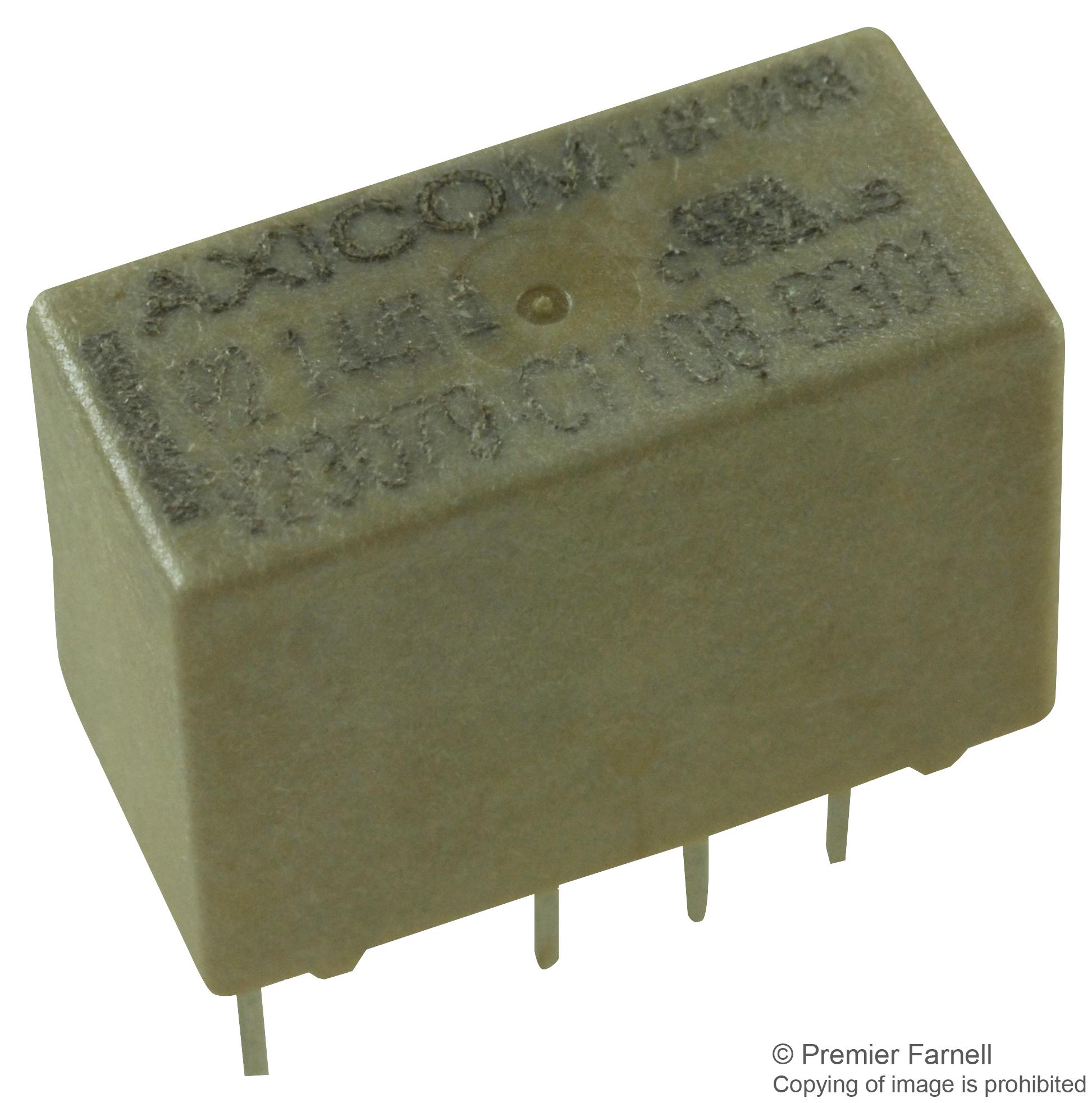 V23079C1108B301 RELAY, SIGNAL, DPDT, 250VAC, 220VDC, 2A AXICOM - TE CONNECTIVITY