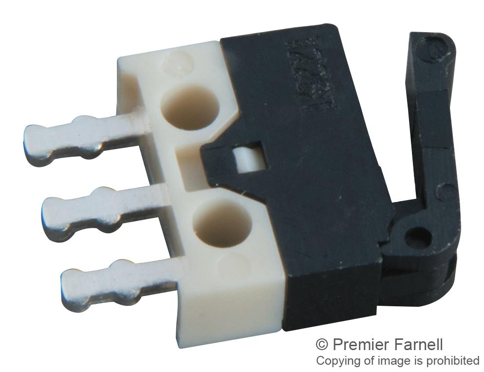 DH2CB1PA MICROSWITCH, ROLLER LEVER, SPDT, 0.5A ZF ELECTRONICS