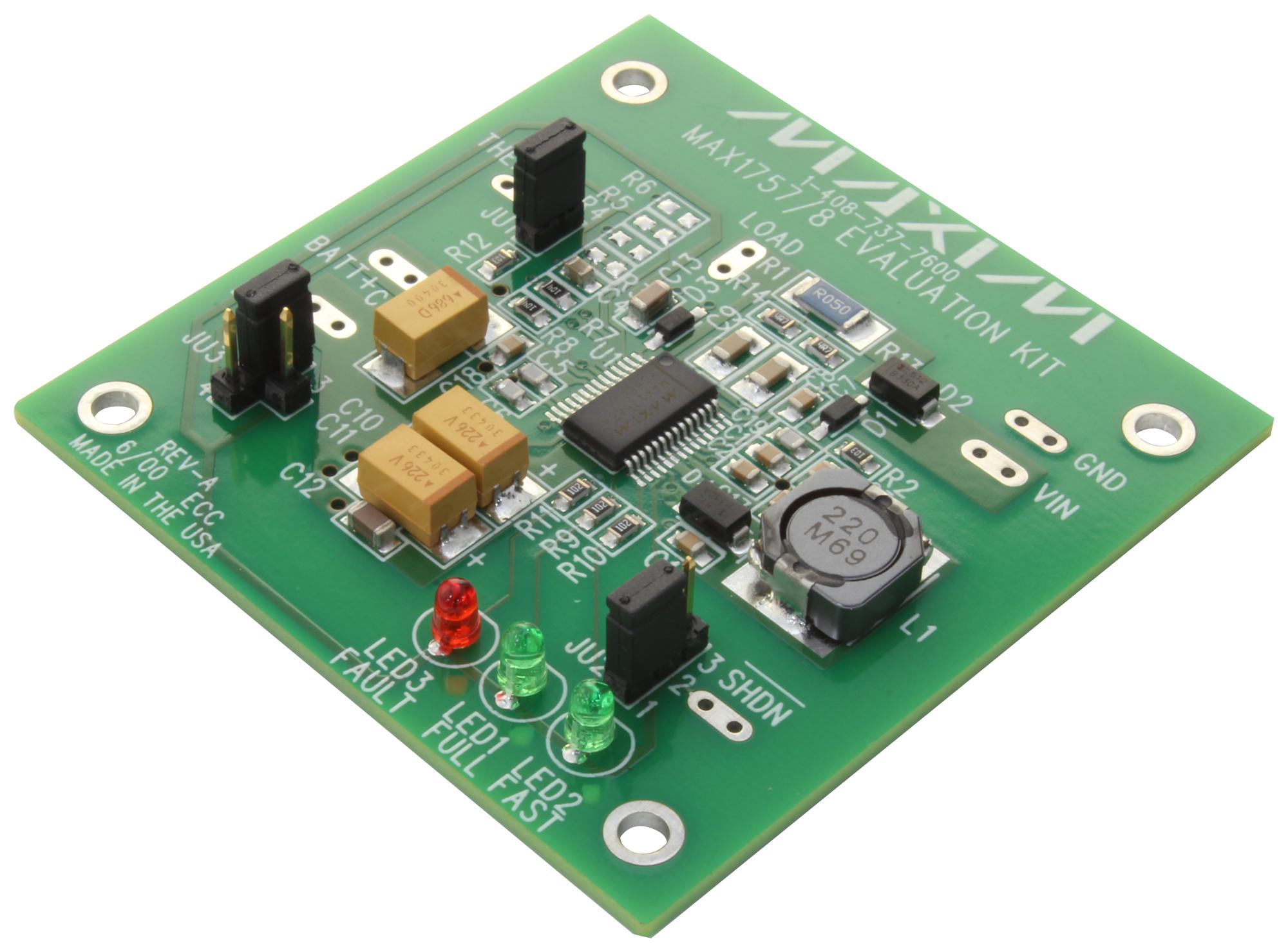 MAX1758EVKIT+ EVAL BOARD, LI-ION BATTERY CHARGER MAXIM INTEGRATED / ANALOG DEVICES