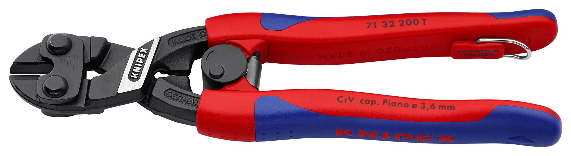 71 32 200 T BOLT CUTTER, 6MM, 200MM KNIPEX