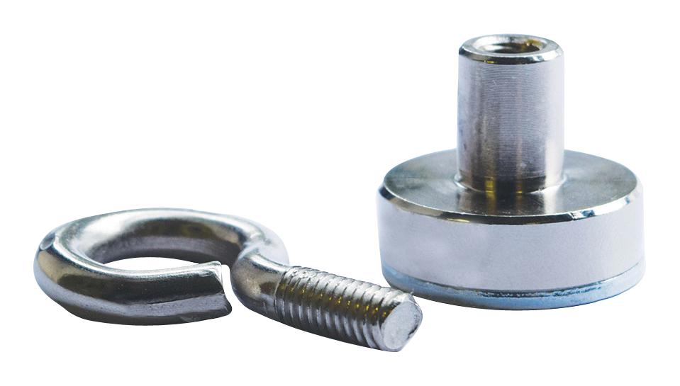 E1042/NEO SHALLOW POT MAGNET, NEODYMIUM, 20 X 6MM ECLIPSE MAGNETICS