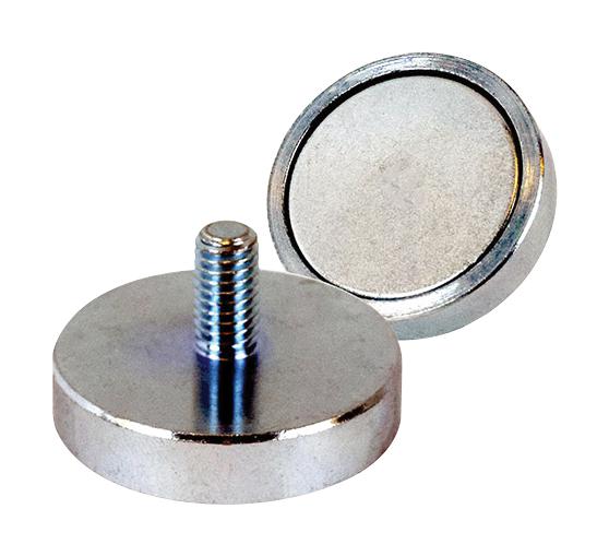 E1055/NEO SHALLOW POT MAGNET, NEODYMIUM, 32 X 7MM ECLIPSE MAGNETICS