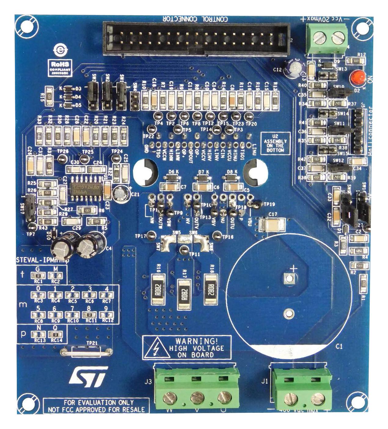 STEVAL-IPMNG8Q EVAL BOARD, IGBT POWER MODULE STMICROELECTRONICS