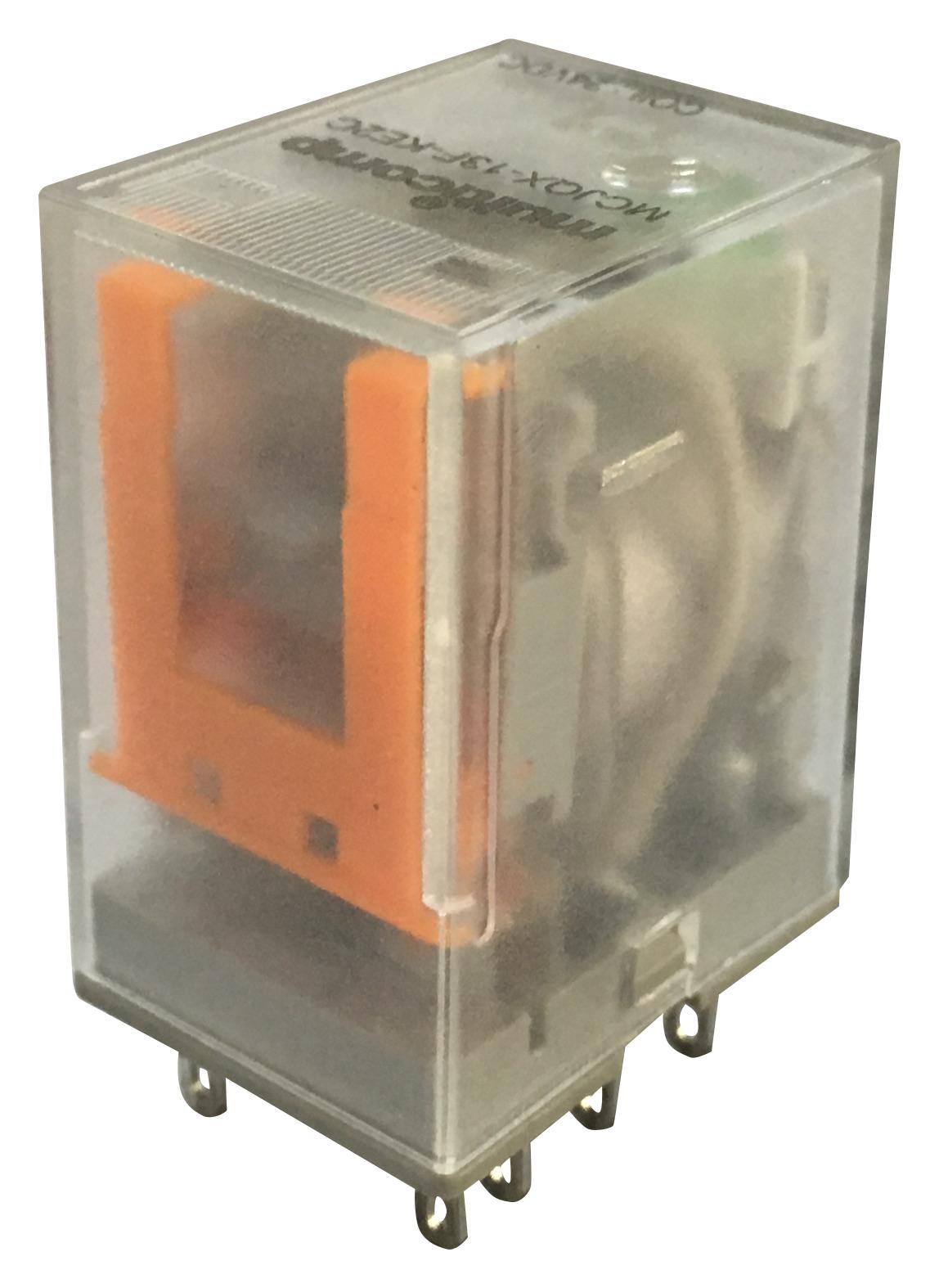 MCJQX-13F-KE2C-230VAC POWER RELAY, 230VAC, 5A, DPDT, SOCKET MULTICOMP