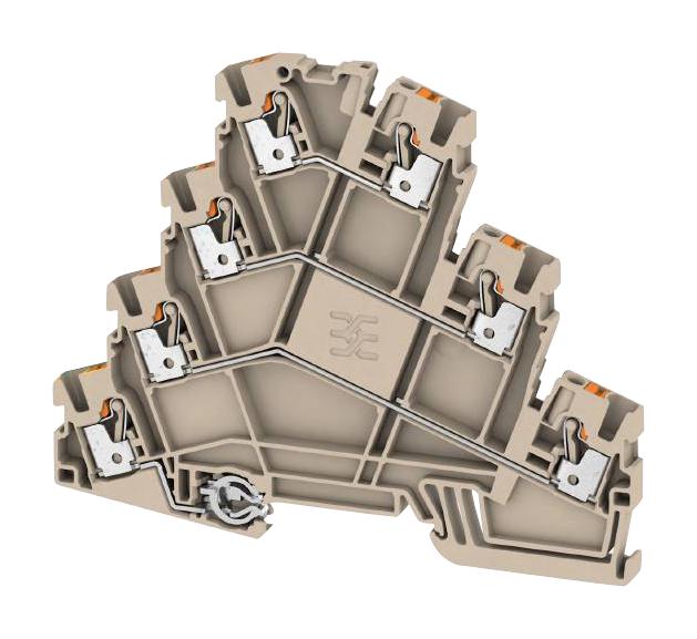 2434340000 TERMINAL BLOCK, DIN RAIL, 7POS, 12AWG WEIDMULLER