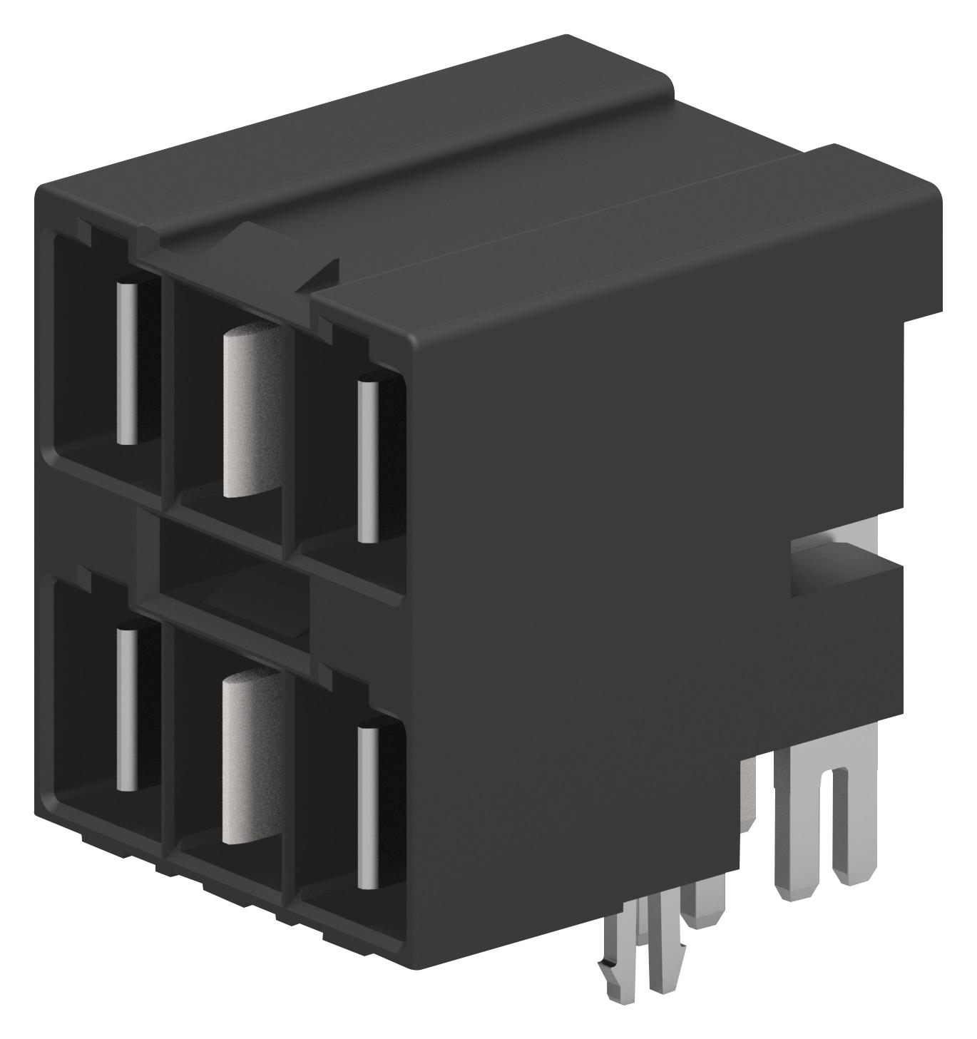 2204535-1 CONN, HEADER, R/A, 6POS, 2ROW, TH TE CONNECTIVITY