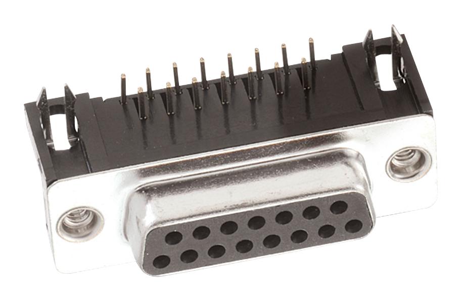 618009233821 D-SUB CONN, R/A, RCPT, 9POS, TH WURTH ELEKTRONIK