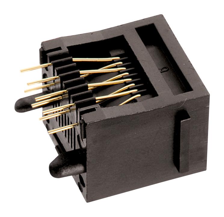 615008144221 RJ45 CONN, JACK, 8P8C, 1PORT, TH WURTH ELEKTRONIK