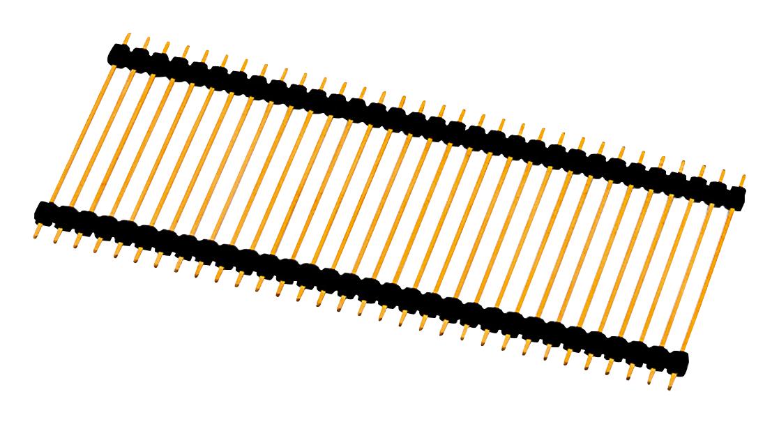 61303218521 CONNECTOR, HEADER, 32POS, 1ROW, 2.54MM WURTH ELEKTRONIK