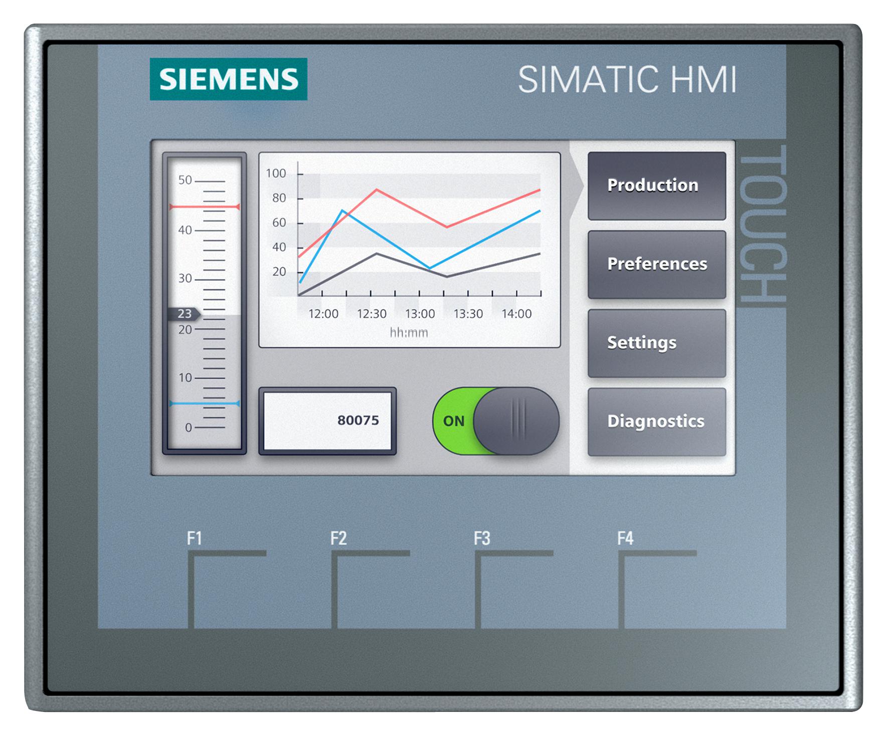 6AV2123-2DB03-0AX0 HMI PANEL, 4INCH, TFT, 480 X 272 PIXEL SIEMENS
