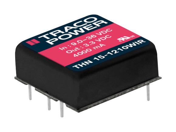 THN 15-2410WIR DC-DC CONVERTER, 3.3V, 4.5A TRACO POWER