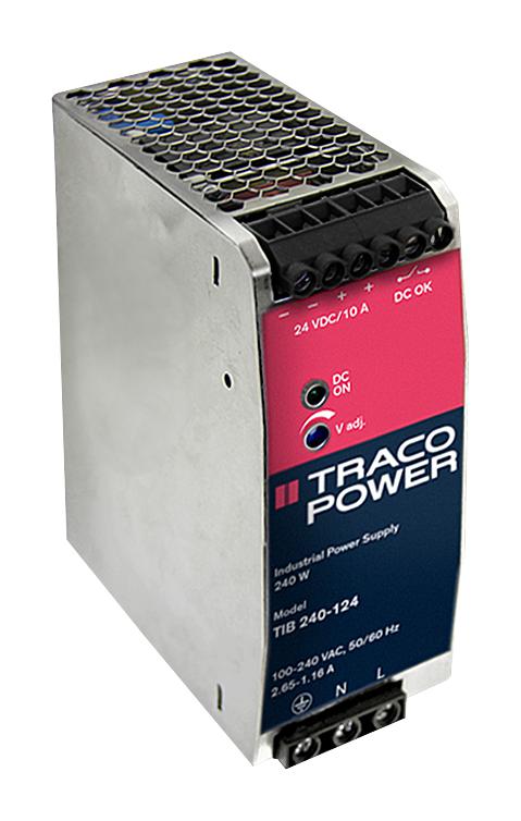 TIB 480-124 POWER SUPPLY, AC-DC, 24V, 20A TRACO POWER